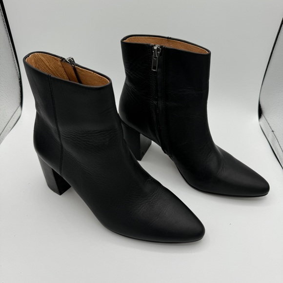 Madewell Shoes - Madewell Black Leather Boots | Like New | Size 7